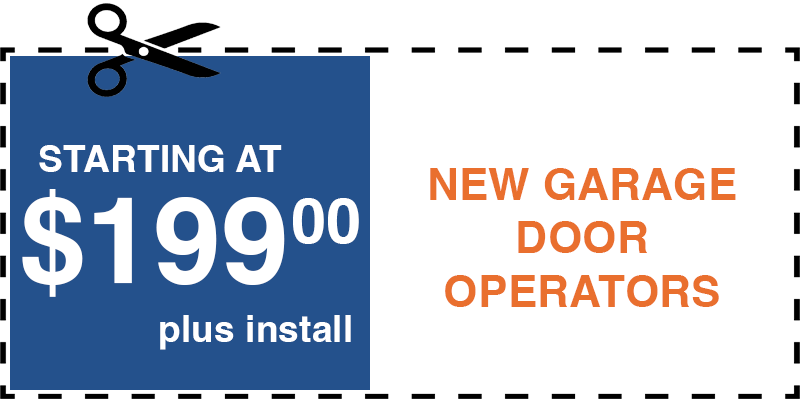 199 new garage door operators Freeport