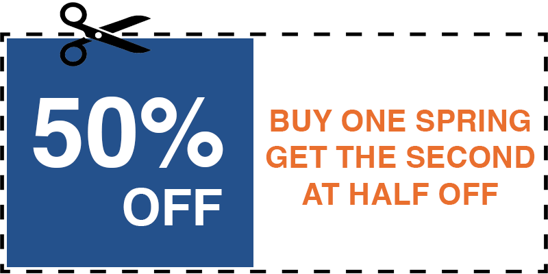 HALF OFF GARAGE SPRING Freeport